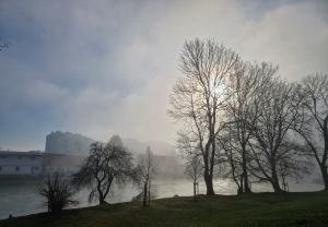 Ljubljana in de mist